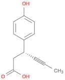 (R)-3-(4-hydroxyphenyl)-hex-4-ynoic acid