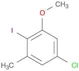5-Chloro-2-iodo-1-methoxy-3-methylbenzene
