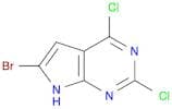 6-bromo-2,4-dichloro-7H-pyrrolo[2,3-d]pyrimidine