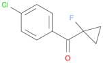 (4-chlorophenyl)(1-fluorocyclopropyl)methanone