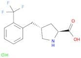 (2S,4R)-4-(2-(Trifluoromethyl)benzyl)pyrrolidine-2-carboxylic acid hydrochloride