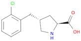 (2S,4R)-4-(2-Chlorobenzyl)pyrrolidine-2-carboxylic acid