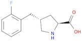 (2S,4R)-4-(2-Fluorobenzyl)pyrrolidine-2-carboxylic acid