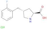 L-Proline, 4-[(2-fluorophenyl)methyl]-, hydrochloride (1:1), (4R)-