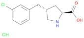 (2S,4R)-4-(3-Chlorobenzyl)pyrrolidine-2-carboxylic acid hydrochloride