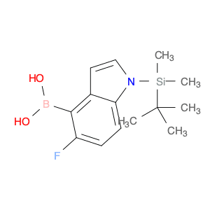 (1-(tert-Butyldimethylsilyl)-5-fluoro-1H-indol-4-yl)boronic acid