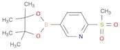 2-(Methylsulfonyl)-5-(4,4,5,5-tetramethyl-1,3,2-dioxaborolan-2-yl)pyridine