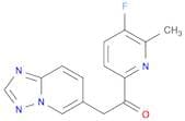 2-([1,2,4]Triazolo[1,5-a]pyridin-6-yl)-1-(5-fluoro-6-methylpyridin-2-yl)ethanone