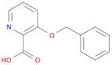 2-PYRIDINECARBOXYLIC ACID, 3-(PHENYLMETHOXY)-