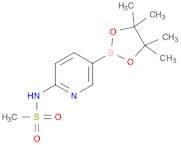 N-[5-(4,4,5,5-Tetramethyl-1,3,2-dioxaborolan-2-yl)-2-pyridinyl]methanesulfonamide