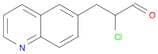 2-Chloro-3-(quinolin-6-yl)propanal