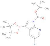 tert-Butyl 5-fluoro-3-(4,4,5,5-tetramethyl-1,3,2-dioxaborolan-2-yl)-1H-pyrrolo[2,3-b]pyridine-1-ca…