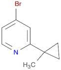 4-Bromo-2-(1-methylcyclopropyl)pyridine