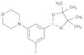 4-(3-Fluoro-5-(4,4,5,5-tetramethyl-1,3,2-dioxaborolan-2-yl)phenyl)morpholine