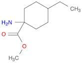 Methyl 1-amino-4-ethylcyclohexane-1-carboxylate