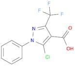 5-chloro-1-phenyl-3-(trifluoromethyl)-1H-pyrazole-4-carboxylic acid