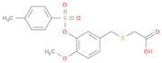 2-(4-methoxy-3-(tosyloxy)benzylthio)acetic acid