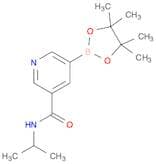 N-isopropyl-5-(4,4,5,5-tetramethyl-1,3,2-dioxaborolan-2-yl)nicotinamide