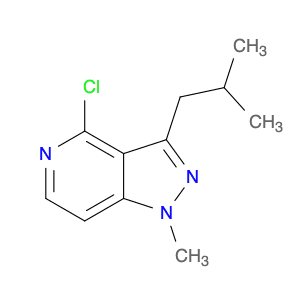 4-chloro-3-isobutyl-1-methyl-1H-pyrazolo[4,3-c]pyridine