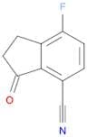 7-FLUORO-3-OXO-2,3-DIHYDRO-1H-INDENE-4-CARBONITRILE