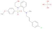 Benzenesulfonamide, N-[2-[[[(2E)-3-(4-chlorophenyl)-2-propen-1-yl]methylamino]methyl]phenyl]-N-(2-…