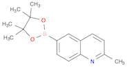 2-methyl-6-(tetramethyl-1,3,2-dioxaborolan-2-yl)quinoline