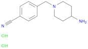 4-[(4-Aminopiperidin-1-yl)methyl]benzonitrile dihydrochloride