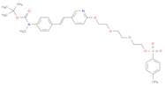 (E)-2-[2-[2-[5-[4-[tert-butoxycarbonyl[methyl]amino]styryl]pyridine-2-yloxy]ethoxy]ethoxy]ethyl 4-…