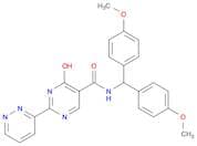 N-​[Bis(4-​methoxyphenyl)​methyl]​-​1,​6-​dihydro-​6-​oxo-​2-​(3-​pyridazinyl)​-​5-​pyrimidinecarb…