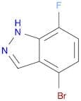 1H-Indazole, 4-broMo-7-fluoro-