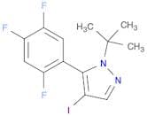 1-(tert-Butyl)-4-iodo-5-(2,4,5-trifluorophenyl)-1H-pyrazole