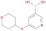 [5-[(Tetrahydropyran-4-yl)oxy]pyridin-3-yl]boronic acid