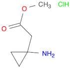Methyl 2-(1-aminocyclopropyl)acetate hydrochloride