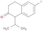 2(1H)-NAPHTHALENONE, 6-FLUORO-3,4-DIHYDRO-1-(1-METHYLETHYL)-