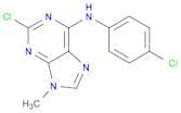 2-Chloro-N-(4-chlorophenyl)-9-methyl-9H-purin-6-amine