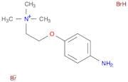 2-(4-Aminophenoxy)-N,N,N-trimethylethanaminium bromide hydrobromide
