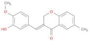 3-[1-(3-Hydroxy-4-methoxyphenyl)-meth-(E)-ylidene]-6-methyl-chroman-4-one