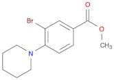 Methyl 3-bromo-4-(piperidin-1-yl)benzoate