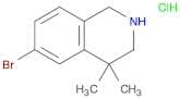 6-broMo-4,4-diMethyl-1,2,3,4-tetrahydroisoquinoline hydrochloride