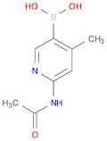 6-acetamido-4-methylpyridine-3-boronic acid