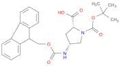 (2R,4R)-4-(((9H-Fluoren-9-yl)methoxy)carbonylamino)-1-(tert-butoxycarbonyl)pyrrolidine-2-carboxyli…
