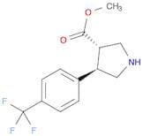 rac,trans-Methyl 4-(4-(trifluoromethyl)phenyl)pyrrolidine-3-carboxylate
