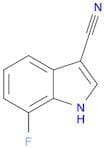 1H-Indole-3-carbonitrile, 7-fluoro-