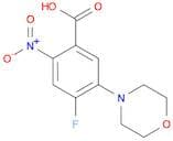 4-Fluoro-5-morpholino-2-nitrobenzoic acid