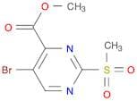 Methyl 5-bromo-2-(methylsulfonyl)pyrimidine-4-carboxylate