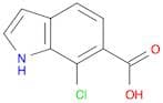 1H-Indole-6-carboxylic acid, 7-chloro-