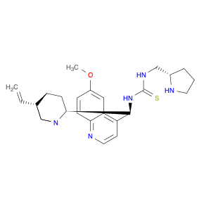 1-((S)-(6-Methoxyquinolin-4-yl)((1S,2S,4S,5R)-5-vinylquinuclidin-2-yl)methyl)-3-((S)-pyrrolidin-2-…