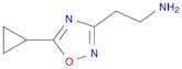 [2-(5-cyclopropyl-1,2,4-oxadiazol-3-yl)ethyl]amine hydrochloride