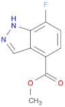 1H-INDAZOLE-4-CARBOXYLIC ACID, 7-FLUORO-, METHYL ESTER