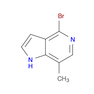 1H-Pyrrolo[3,2-c]pyridine, 4-broMo-7-Methyl-